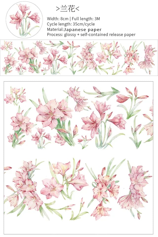 Floral Washi Tape (NBWSR-22)