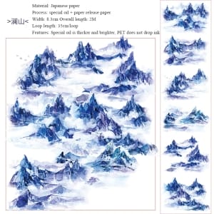 Mountains Washi Tape (NBWSR-20)