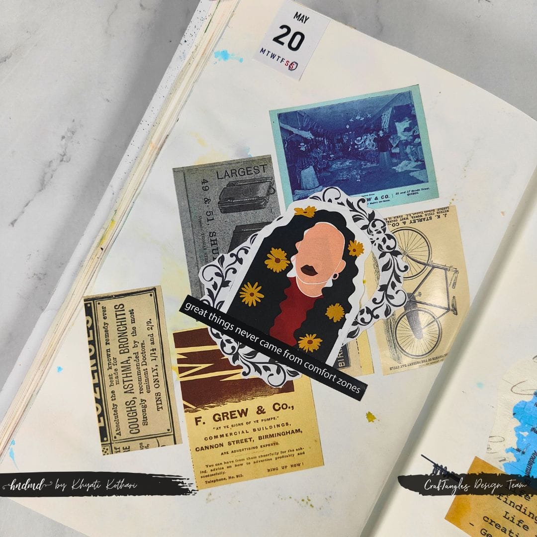 CrafTangles Journal Sticker Rolls (Pack of 5 designs) - Simple Frames 1 20May23 20May23