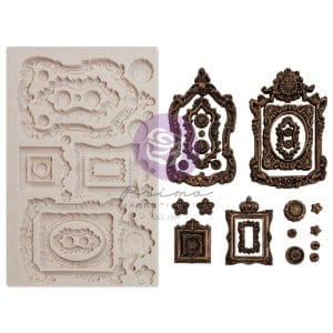 Prima Marketing Finnabair Decor Moulds 5"X8"X8mm - Ornate Frames