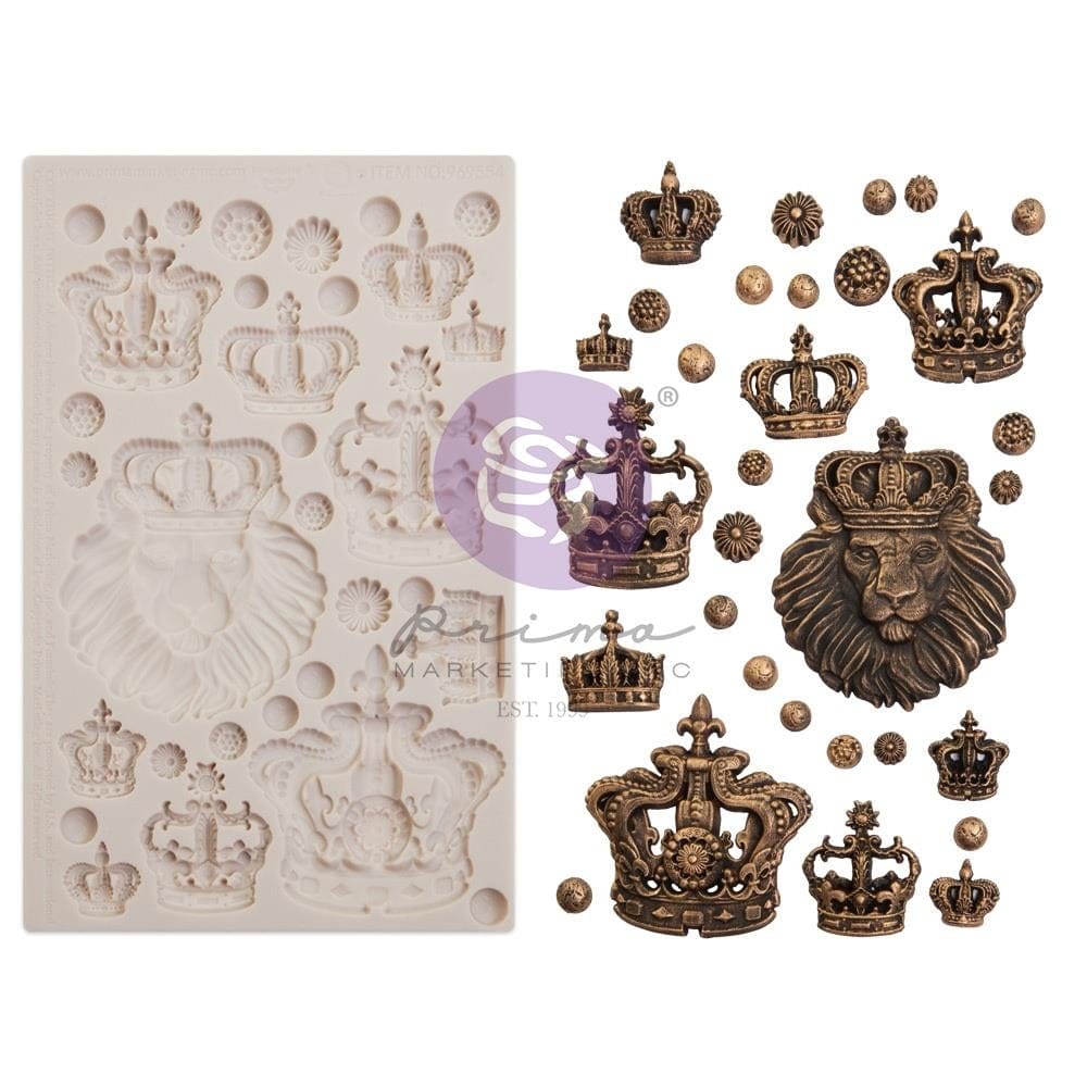 Prima Marketing Finnabair Decor Moulds 5"X8"X8mm - Regalia 969554 prima mould Regalia Prima Marketing Finnabair Decor Moulds 5"X8"X8mm - Regalia