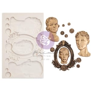 Prima Marketing Finnabair Decor Moulds 5"X8"X8mm - Vintage Ladies
