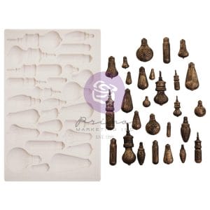 Prima Marketing Finnabair Decor Moulds 5"X8"X8mm - Vintage Light Bulbs