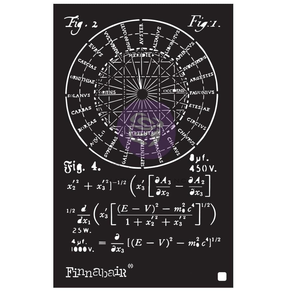 Prima Marketing Finnabair Stencil 6"X9" - Rocket Science 969769 prima stencil art Rocket Science Prima Marketing Finnabair Stencil 6"X9" - Rocket Science