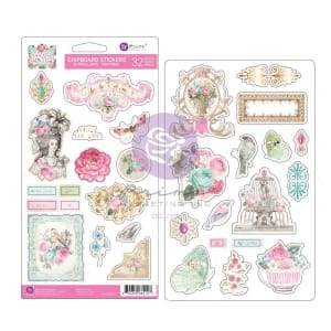 Prima Marketing Chipboard Stickers 32/Pkg - Avec Amour