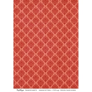 CrafTangles A4 Transfer It Sheets - Damask Pattern 2