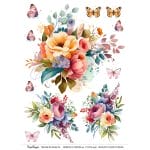 CrafTangles A4 Transfer It Sheets - Spring Flowers 41