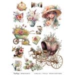 CrafTangles A4 Transfer It Sheets - Floral Elements 3