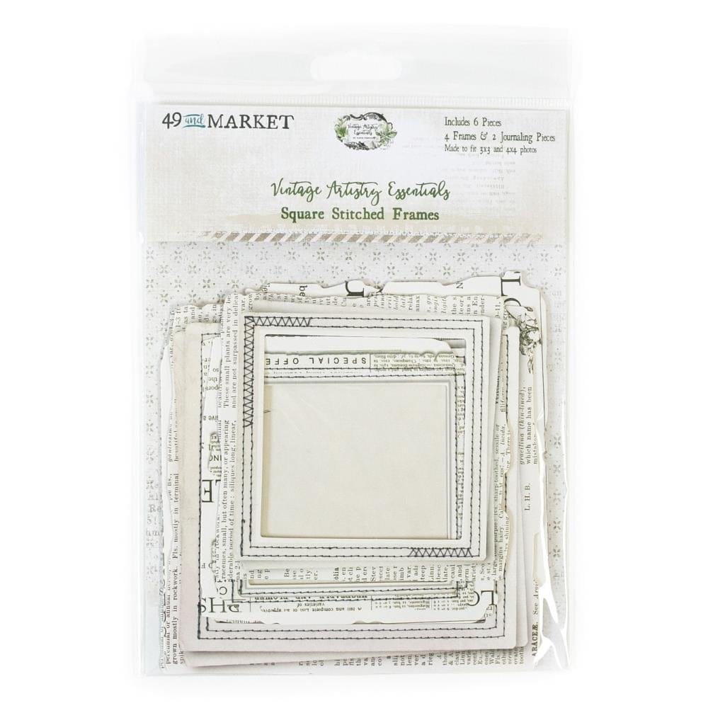 49andMarket Vintage Artistry Essentials File Frame Set - Square Stitched VAE34604 49andmarket frame ephemera 49andMarket Vintage Artistry Essentials File Frame Set - Square Stitched