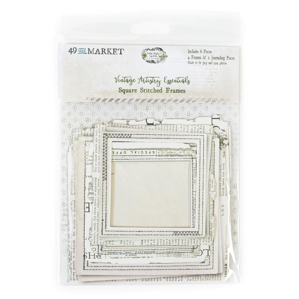 49andMarket Vintage Artistry Essentials File Frame Set - Square Stitched VAE34604 49andmarket frame ephemera 49andMarket Vintage Artistry Essentials File Frame Set - Square Stitched