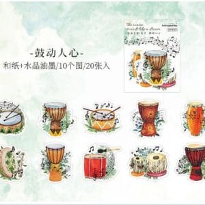 Music Journal Stickers - (MHD-YYRM002)