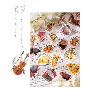 Music Journal Stickers - (MHD-YYRM006)