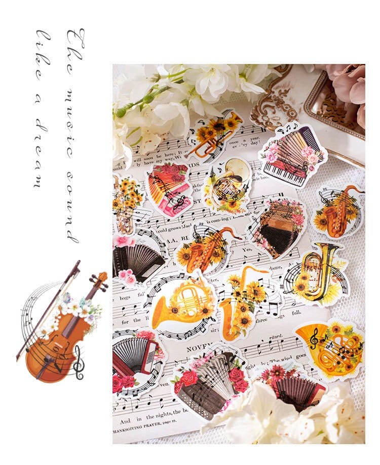 Music Journal Stickers - (MHD-YYRM006) MHD YYRM006 Music sticker Music Journal Stickers - (MHD-YYRM006)