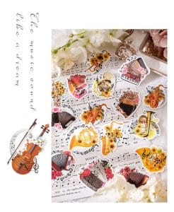 Music Journal Stickers - (MHD-YYRM006)