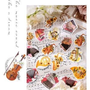 Music Journal Stickers - (MHD-YYRM006)