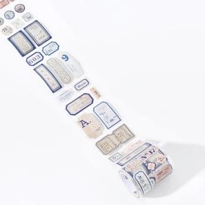 Clear PET Sticker Roll - Ultramarine (55 mm by 2 metres)