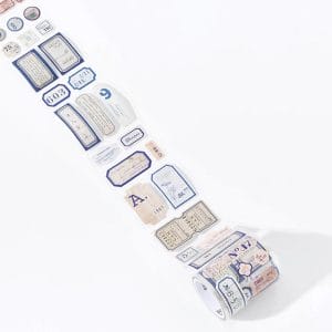 Clear PET Sticker Roll - Ultramarine (55 mm by 2 metres)