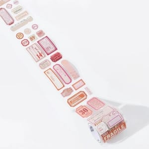 Clear PET Sticker Roll - Yellow (55 mm by 2 metres)