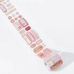 Clear PET Sticker Roll - Yellow (55 mm by 2 metres)