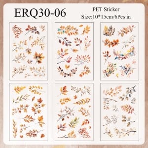 PET Clear Stickers (6 sheets) – Wutong Branches (SYMJ)
