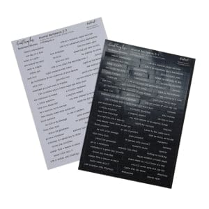 CrafTangles Precut Stickers - Journal Sentiments 2