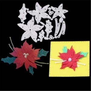 Steel Dies - Poinsettia Flowers (Set of 10 dies)