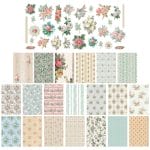 Tim Holtz Idea-Ology Worn Wallpaper Scraps 49/Pkg
