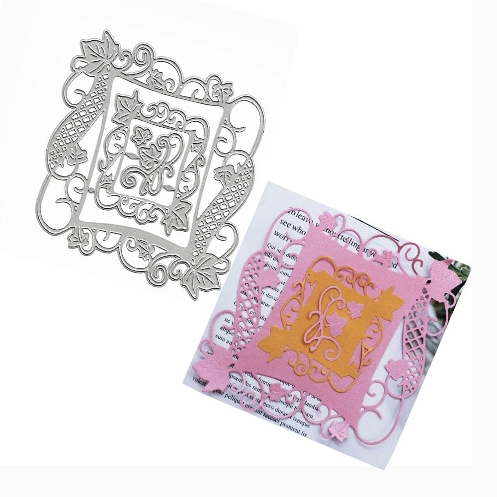 Steel Dies - Ornate Floral Frames (Set of 3 dies) (XY1076) XY1076 Steel cutting dies 1 XY1076_Steel_cutting_dies_1