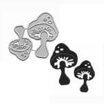 Steel Cutting Dies - Mushrooms (Set of 2 dies)