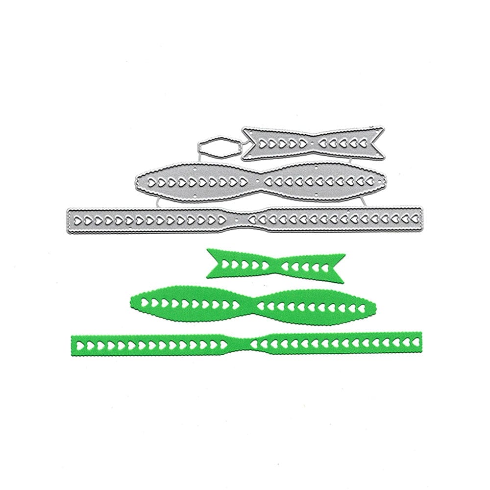 Steel Dies - Ribbon or Bow Makers (Set of 4 dies) (XY869) XY869 Steel cutting dies Steel Dies - Ribbon or Bow Makers (Set of 4 dies) (XY869)