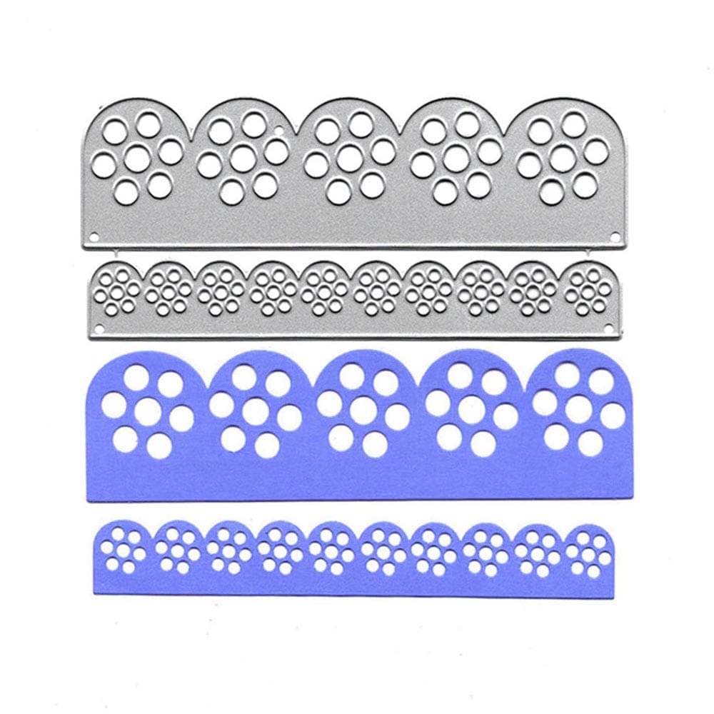 Steel Border Dies (Set of 2 dies) - Fancy Scallops XY878 steel cutting dies Steel Border Dies (Set of 2 dies) - Fancy Scallops