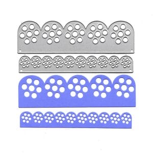 Steel Border Dies (Set of 2 dies) - Fancy Scallops
