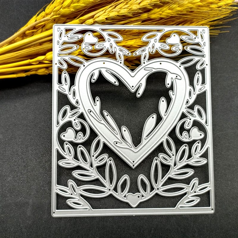 Steel Background Dies - Floral Love Grid LC2150 steel cutting dies Steel Background Dies - Floral Love Grid