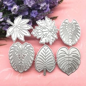 Steel Dies - Different Types of Leaves (Set of 6 dies) (LC2288)