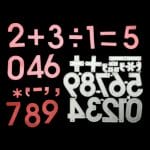 Steel Dies - Large Numbers (Set of 21 dies)