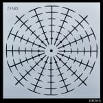 8 by 8 inches Stencil - Clock Placement