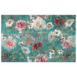 Prima Marketing Sharon Ziv Decoupage Tissue Paper 30"X19" - Discovering Dahlias