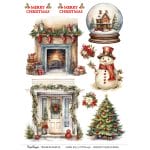 CrafTangles A4 Transfer It Sheets - Christmas Elements 3