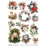 CrafTangles A4 Transfer It Sheets - Floral Elements 13