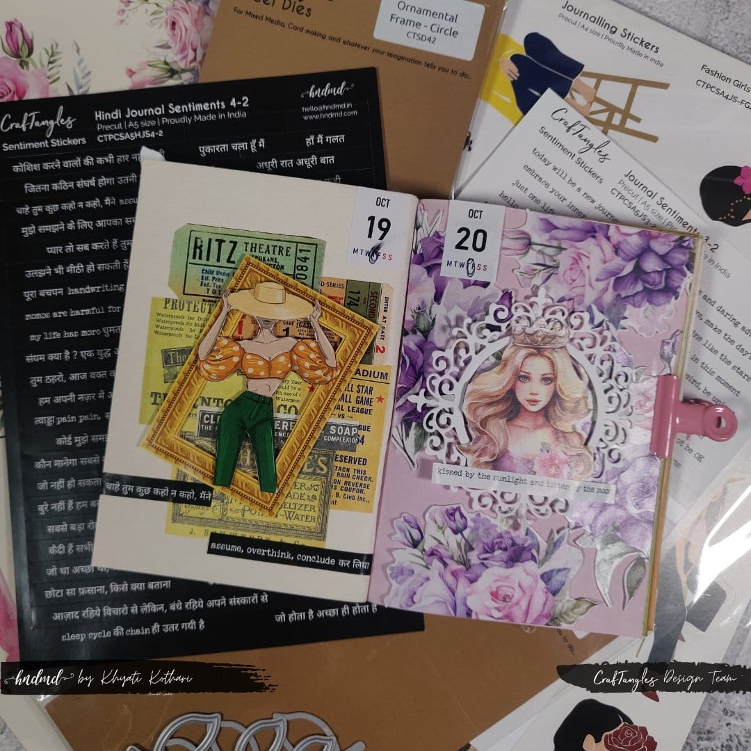 CrafTangles Precut Journal Stickers - Hindi Sentiments 1 CrafTangles Hindi Journal Sentiment 3 CrafTangles_Hindi_Journal_Sentiment_3