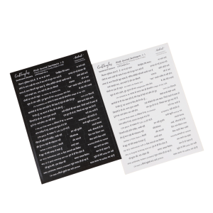CrafTangles Precut Journal Stickers - Hindi Sentiments 1