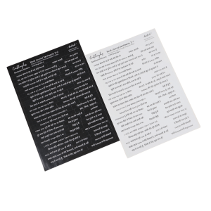 CrafTangles Precut Journal Stickers - Hindi Sentiments 2