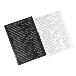 CrafTangles Precut Journal Stickers - Hindi Sentiments 3
