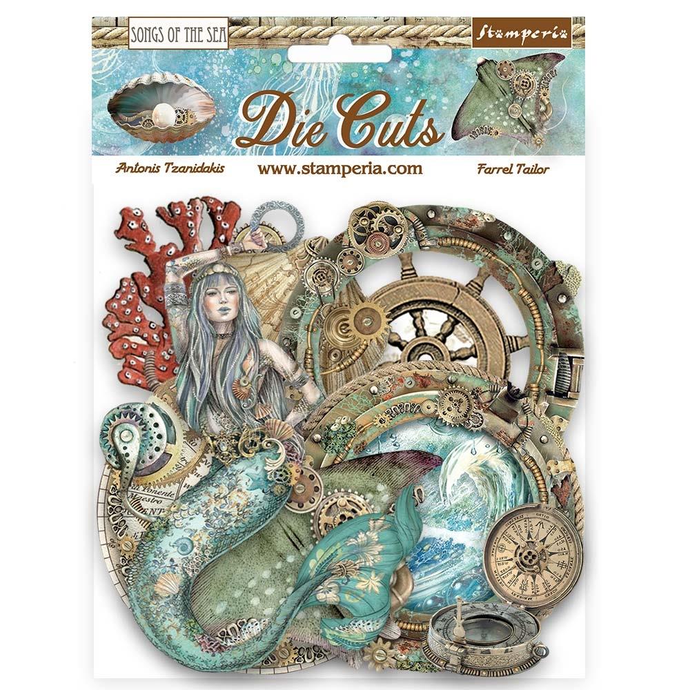Stamperia Die-Cuts - Songs Of The Sea Creatures DFLDC84 stamperia die cuts Stamperia Die-Cuts - Songs Of The Sea Creatures