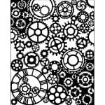 Stamperia Stencil 20 by 25 cm - Magic Forest Mechanisms