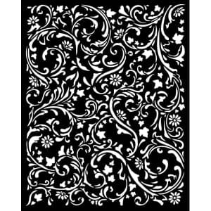 Stamperia Stencil 20 by 25 cm - Magic Forest Swirls Pattern