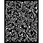 Stamperia Stencil 20 by 25 cm - Magic Forest Swirls Pattern