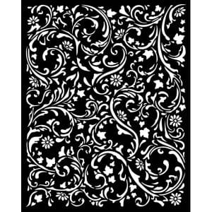 Stamperia Stencil 20 by 25 cm - Magic Forest Swirls Pattern