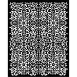 Stamperia Stencil 20 by 25 cm - Vintage Library Texture