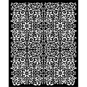 Stamperia Stencil 20 by 25 cm - Vintage Library Texture